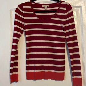 Banana Republic small red stripe sweater